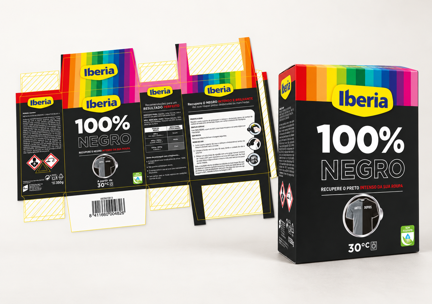 Iberia 100% Negro · Nuevo packaging