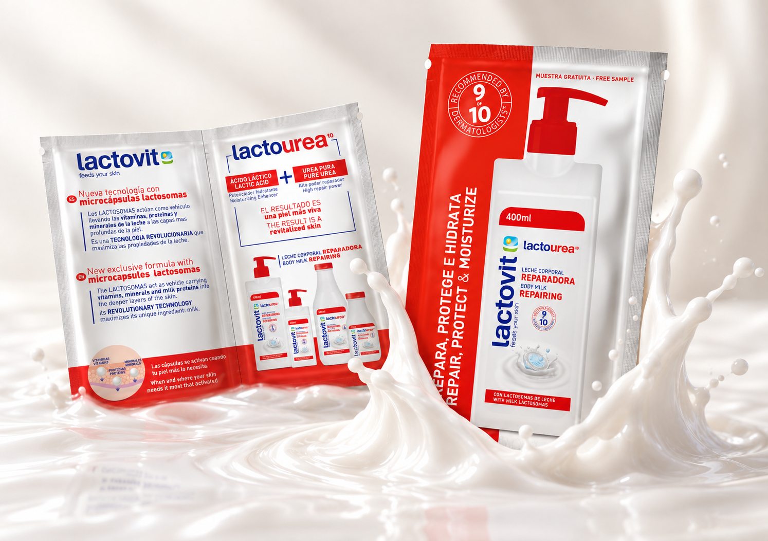 Lactovit Lactourea · Sampling internacional